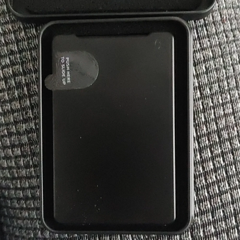 groove Black Groove Wallet Card Holder with Money Clip NIB